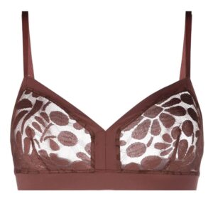 ERES Feminin wireless floral-lace bra