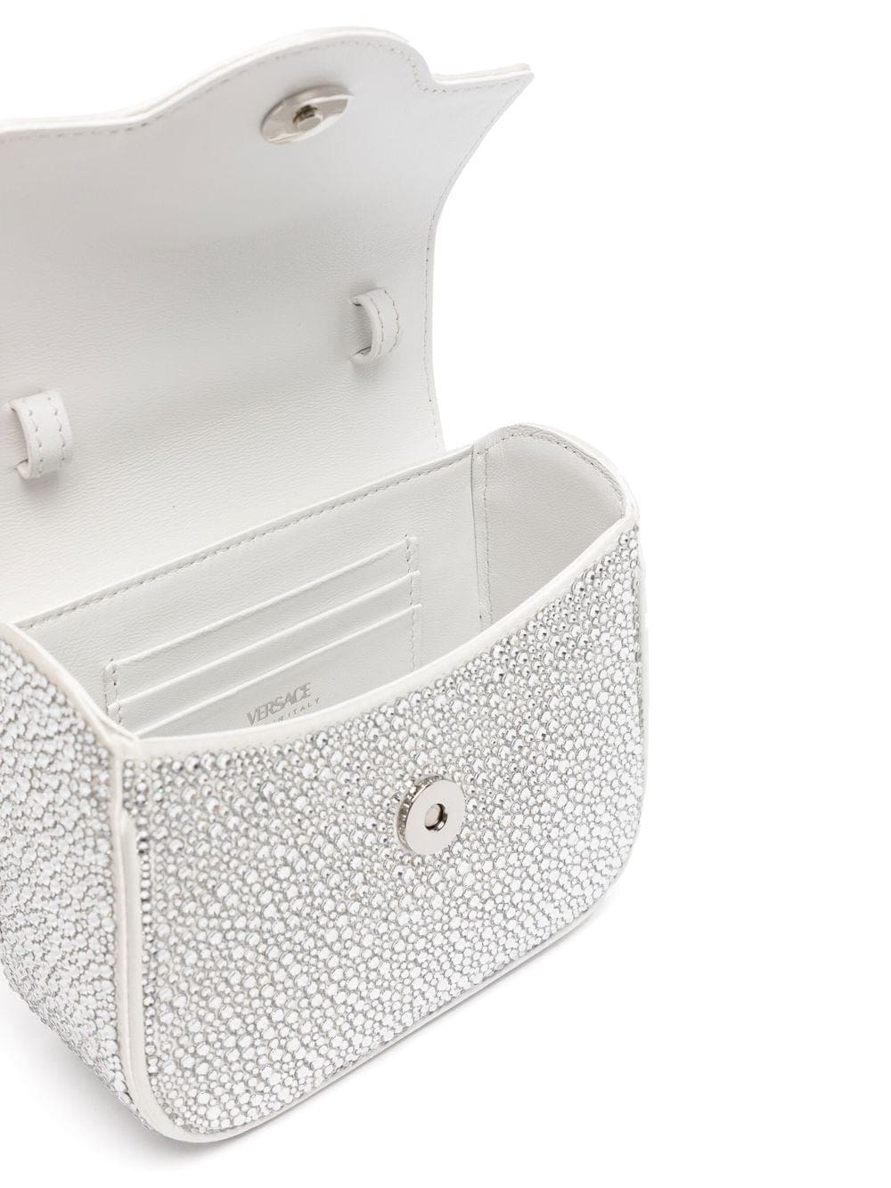 Versace La Medusa crystal-embellished mini bag - Image 5