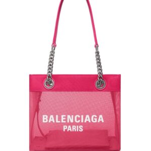 Balenciaga small Duty Free mesh tote bag