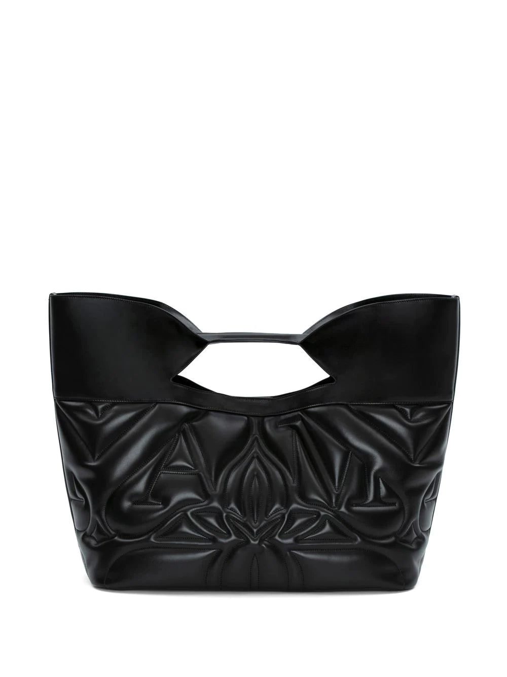 Alexander McQueen Seal logo-embroidered tote bag - Image 3