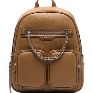 Michael Michael Kors  logo-plaque leather backpack