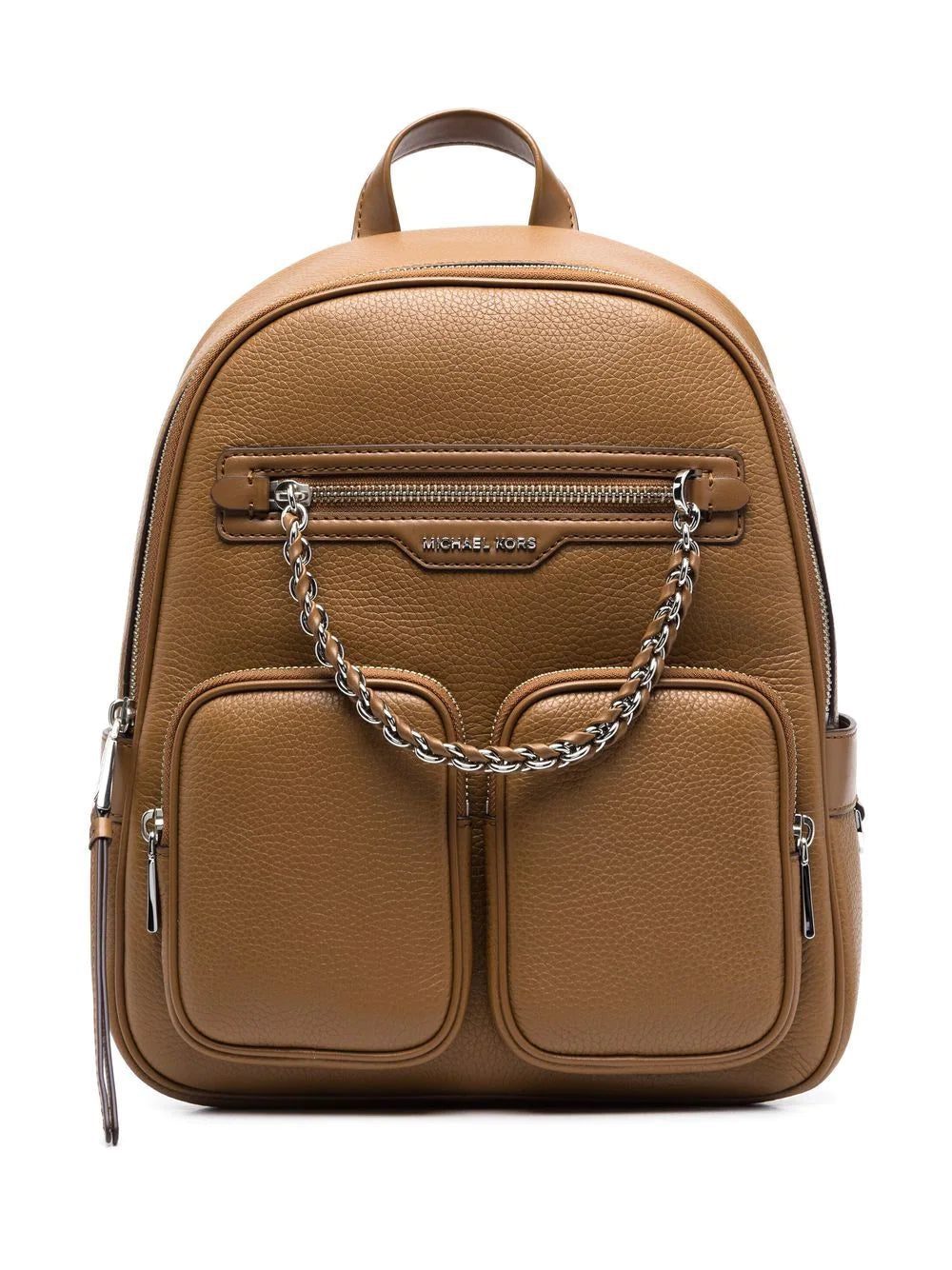 Michael Michael Kors logo-plaque leather backpack