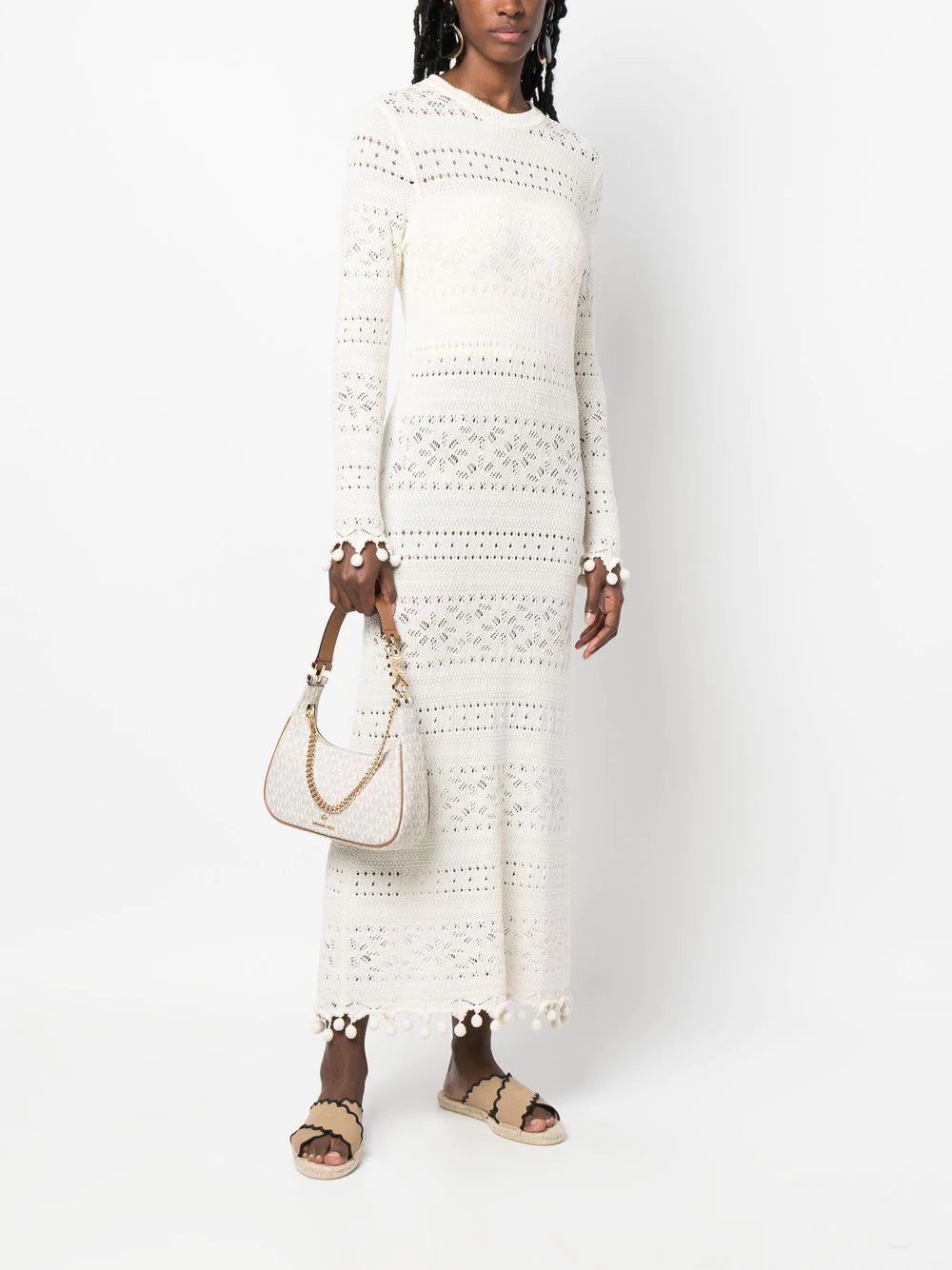 Michael Michael Kors monogram chain-trim shoulder bag - Image 2