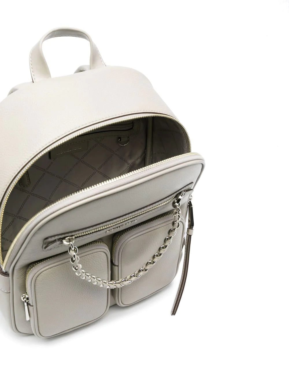 Michael Michael Kors logo-plaque leather backpack - Image 4