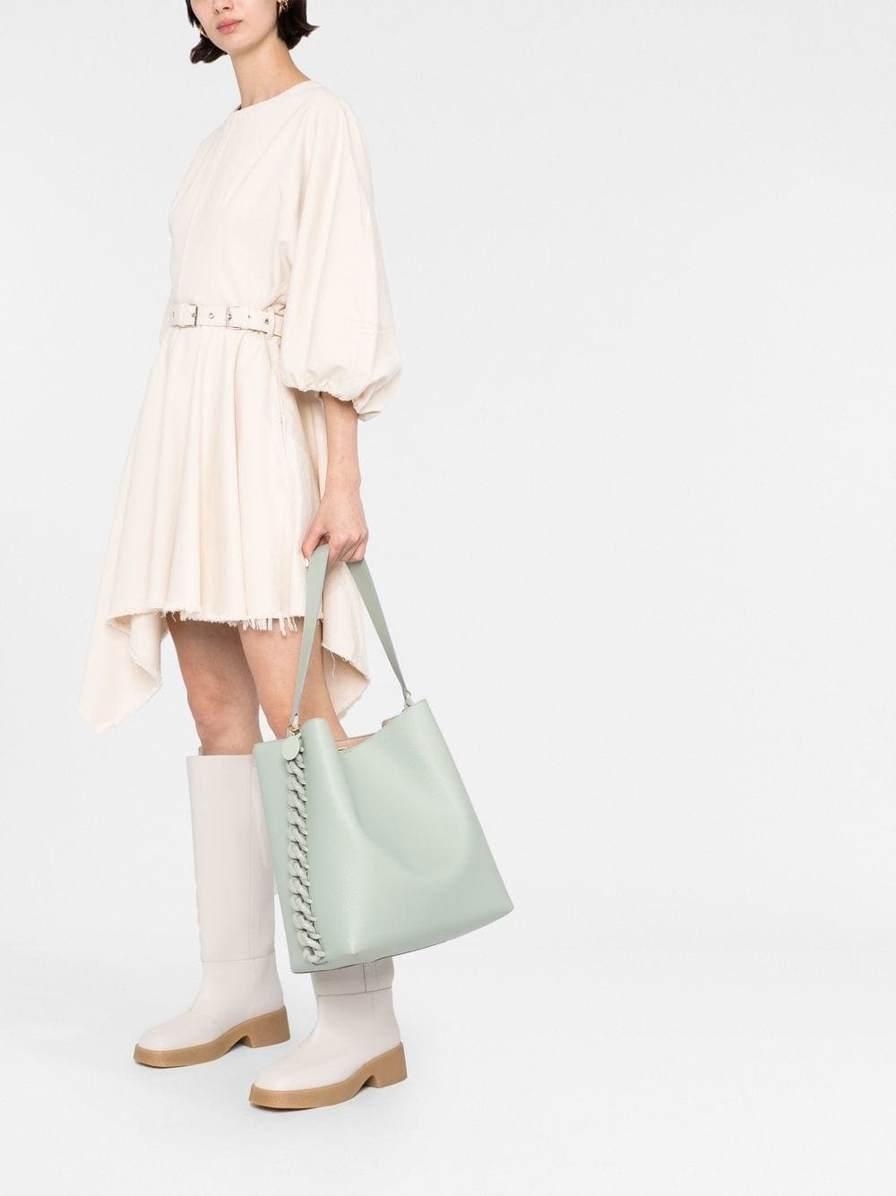 Stella McCartney Frayme chain link-trim tote bag - Image 2