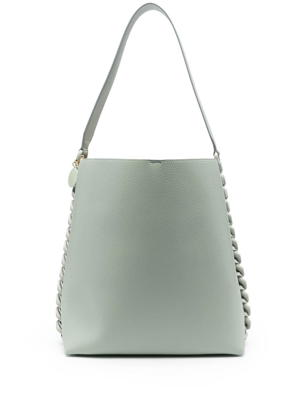 Stella McCartney Frayme chain link-trim tote bag