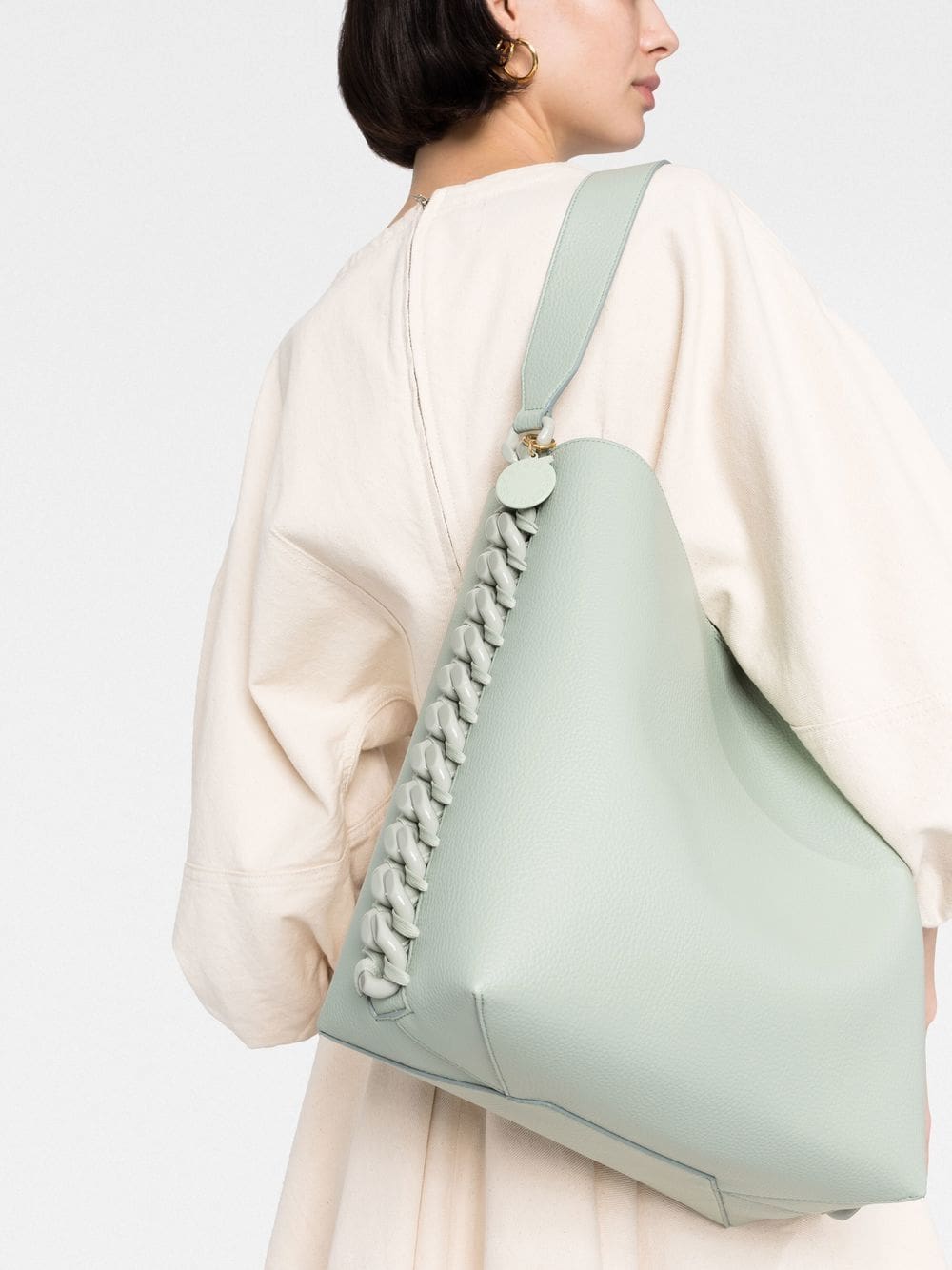 Stella McCartney Frayme chain link-trim tote bag - Image 3