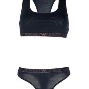Emporio Armani  logo tape-detail underwear set