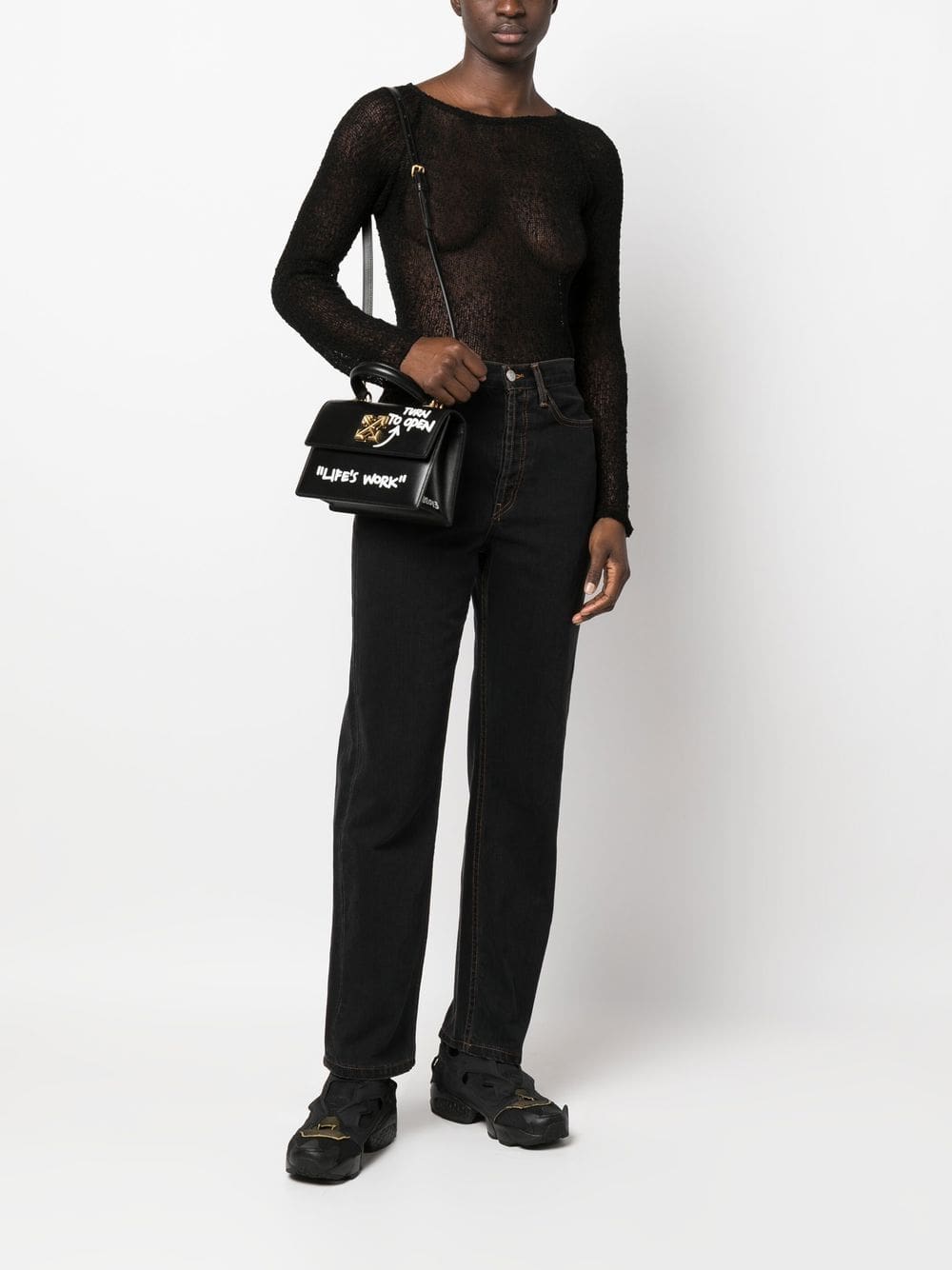 Off-White Jitney 1.4 leather tote bag - Image 2