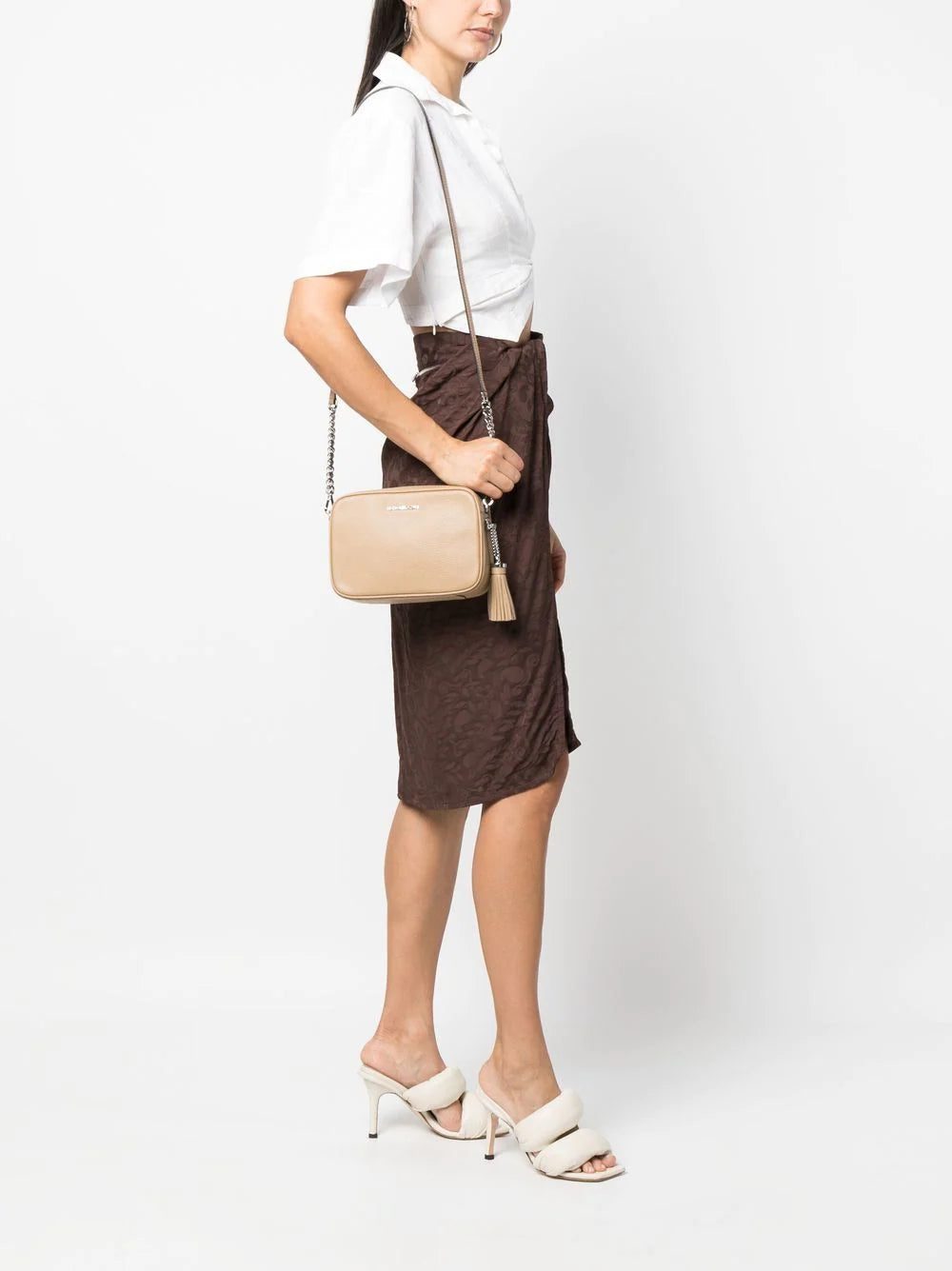 Michael Michael Kors Ginny leather crossbody bag - Image 2