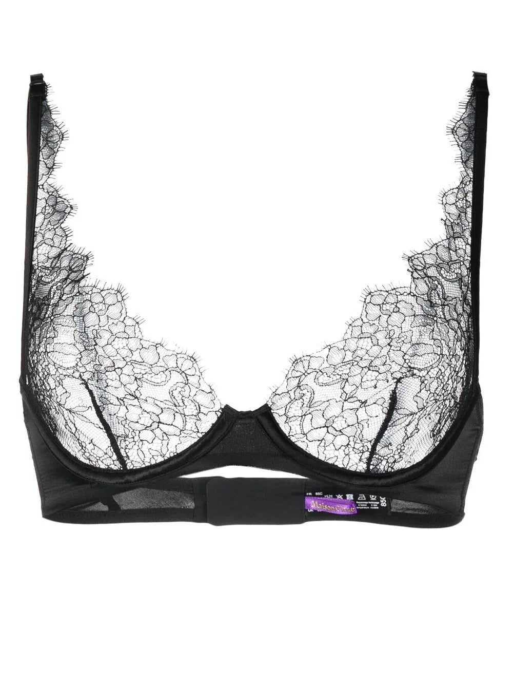 Maison Close lace-trim detail bra