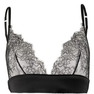 Maison Close  lace-detail triangle-cup bra
