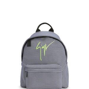 Giuseppe Zanotti logo-print striped backpack