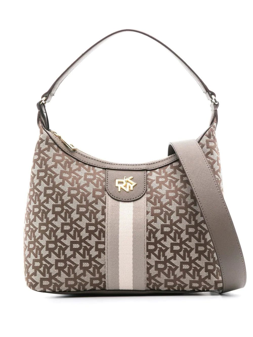 DKNY all-over monogram-print shoulder bag