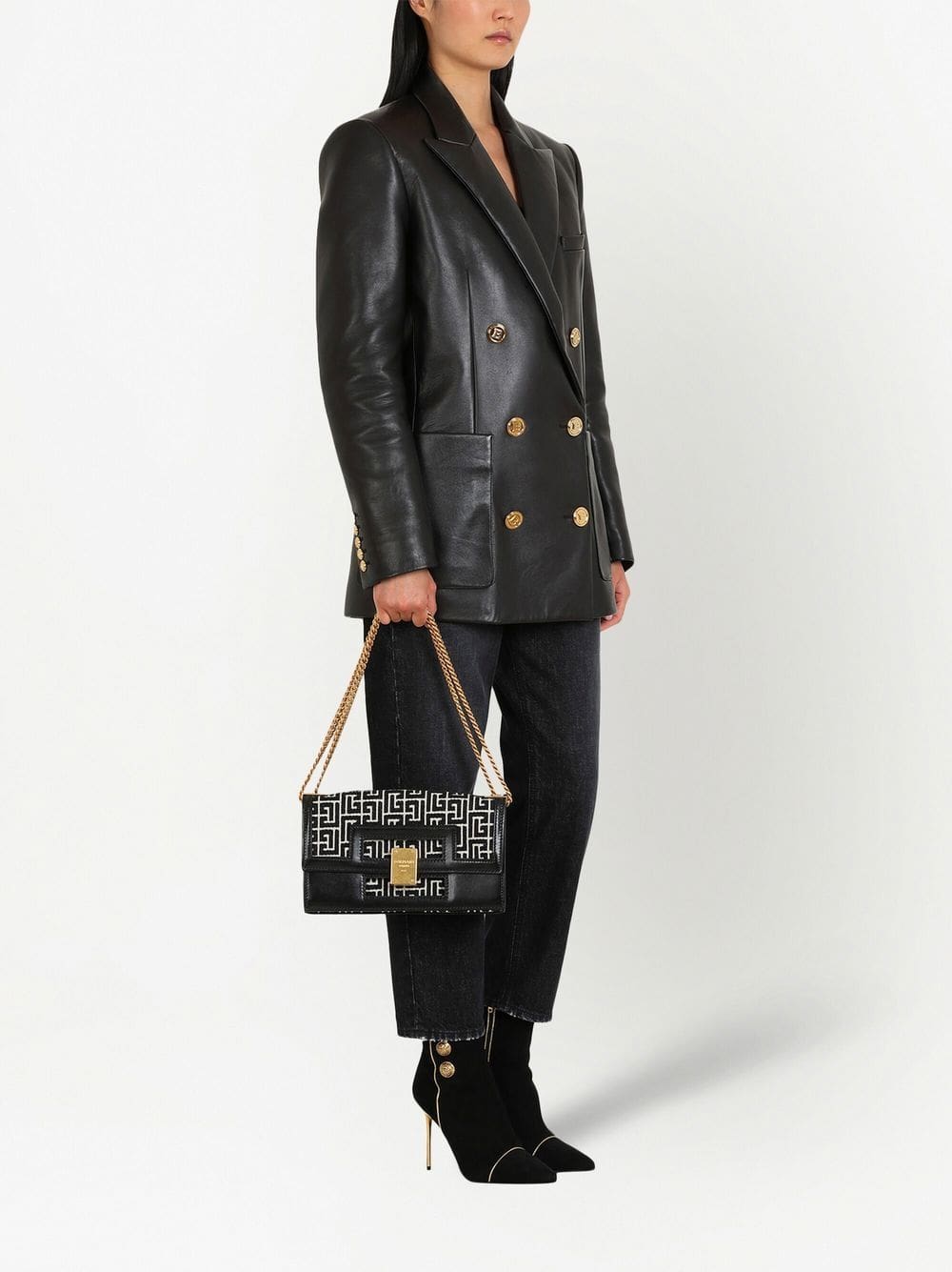 Balmain bifold monogram shoulder bag - Image 2