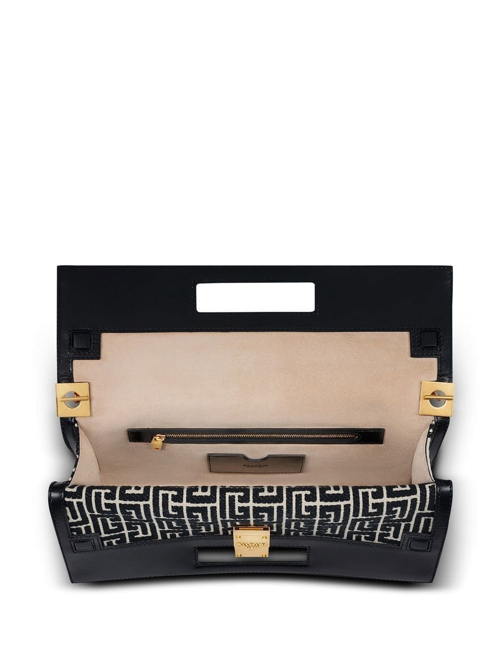 Balmain bifold monogram clutch bag - Image 5