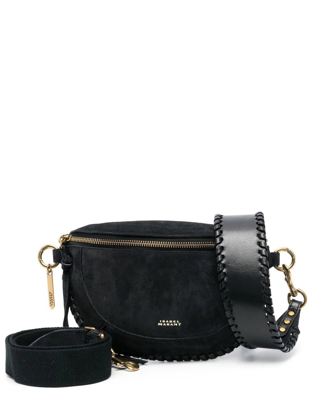 ISABEL MARANT stitched edge shoulder bag
