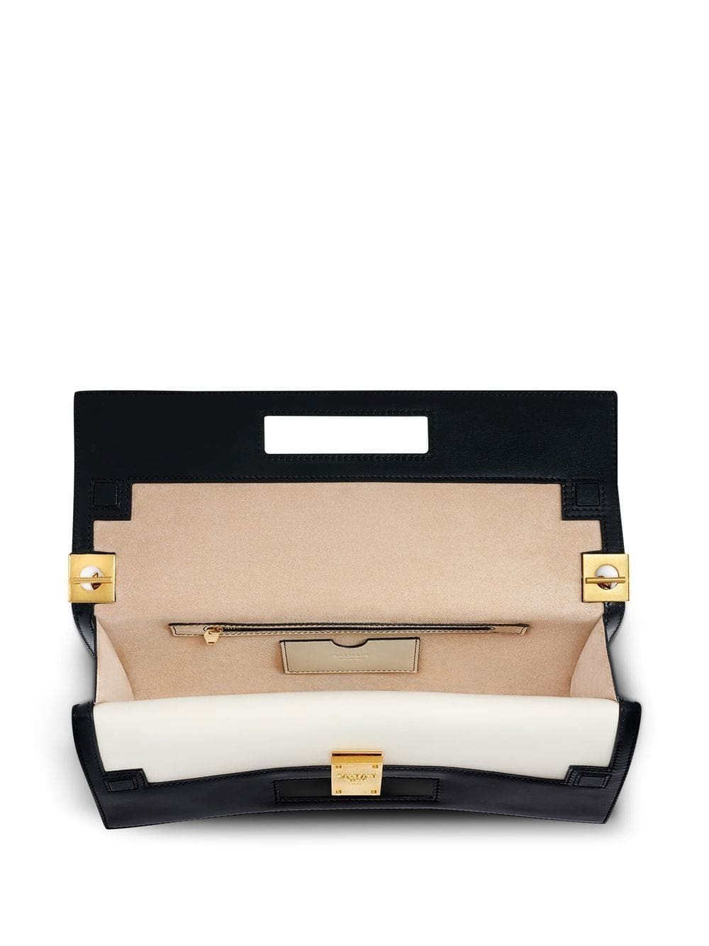 Balmain two-tone Heritage clutch bag - Image 4