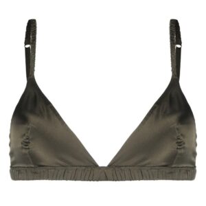 Maison Close silk triangle cup bra