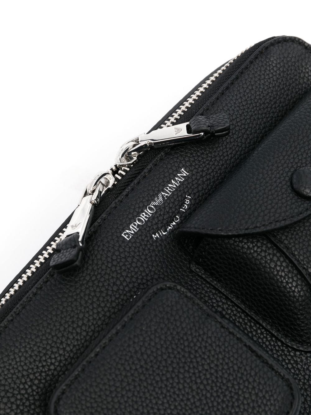 Emporio Armani zip-around utility shoulder bag - Image 4