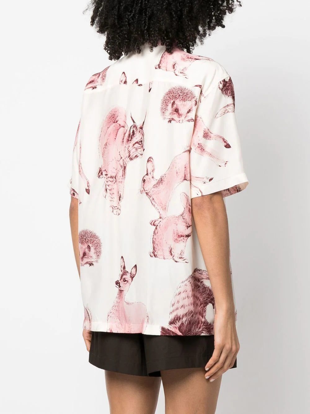 Stella McCartney all-over graphic print silk shirt - Image 4