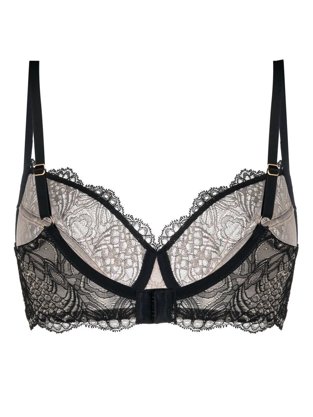 Hanro lace detail underwire bra - Image 2