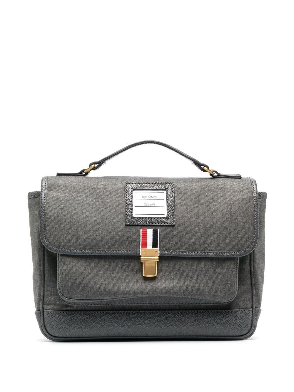 Thom Browne 120's twill school bag backpack