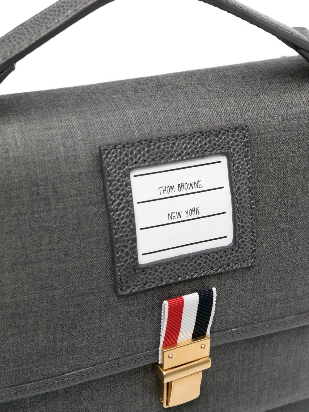 Thom Browne 120's twill school bag backpack - Image 4