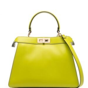 FENDI Peekaboo leather tote bag