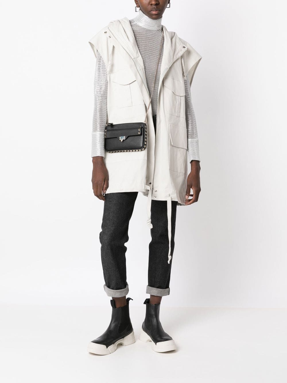 Valentino Garavani Mini Rockstud-embellished bag - Image 2