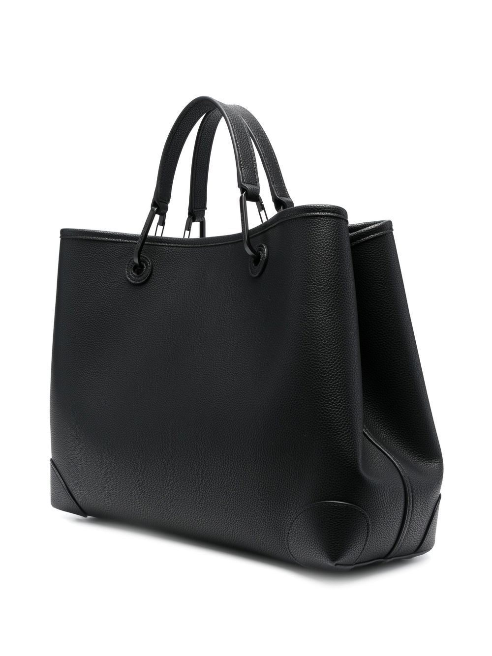 Emporio Armani grained faux-leather tote - Image 4