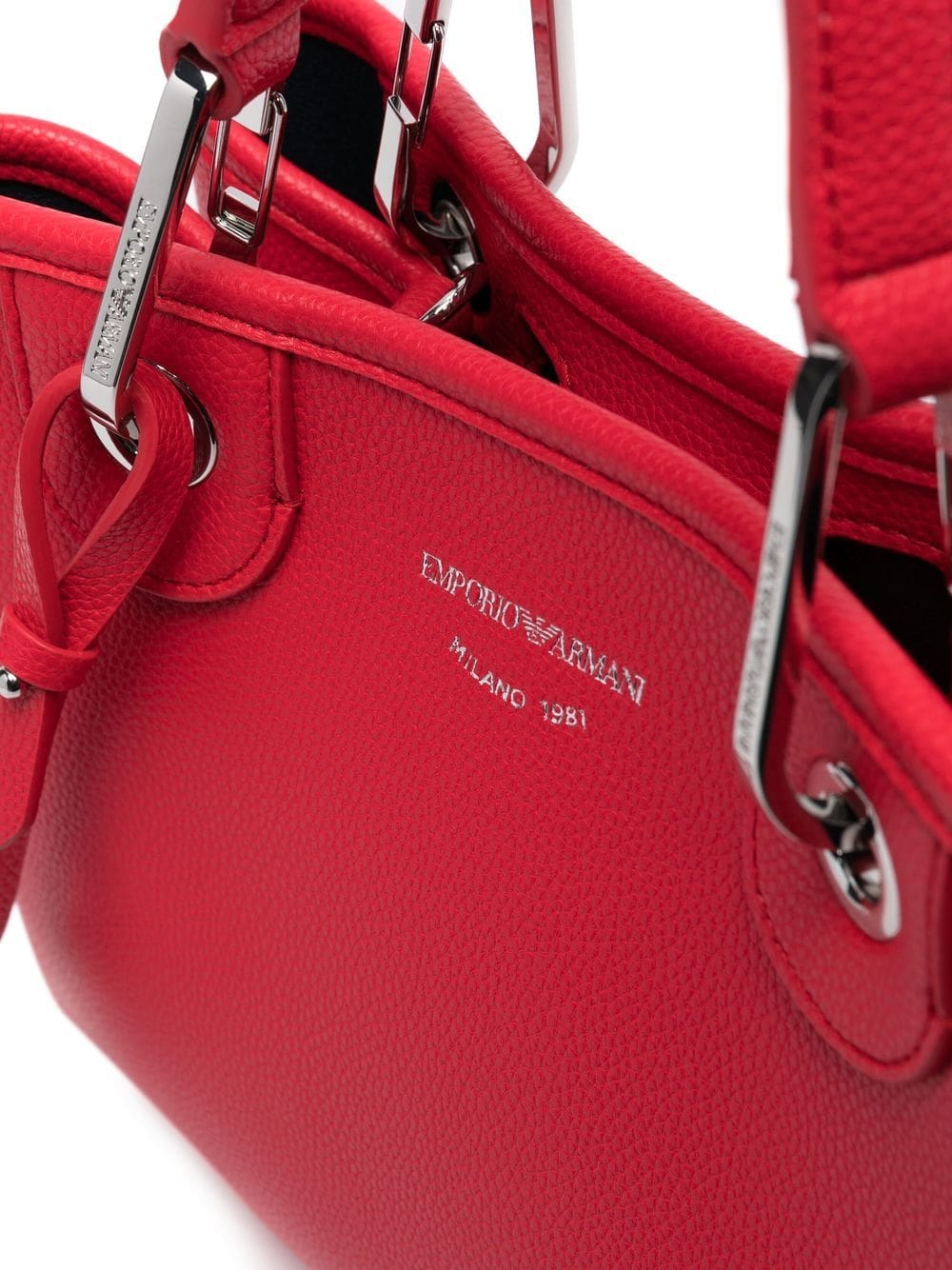 Emporio Armani logo-plaque tote bag - Image 5