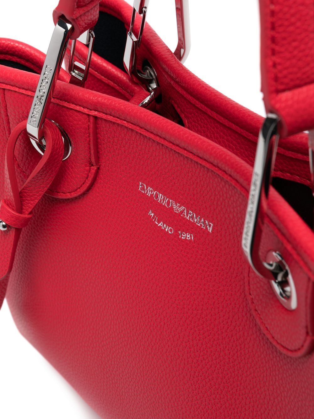 Emporio Armani logo-plaque tote bag - Image 5