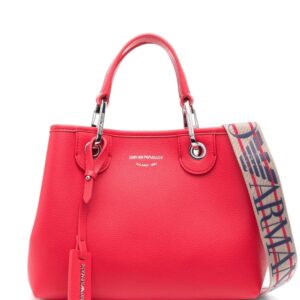 Emporio Armani logo-plaque tote bag