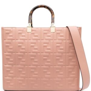 FENDI embossed-FF logo tote bag