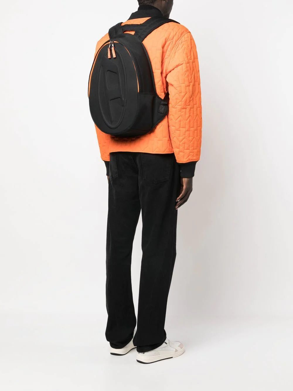 Diesel embossed-logo backpack - Image 2