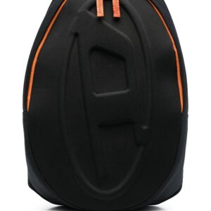 Diesel embossed-logo backpack