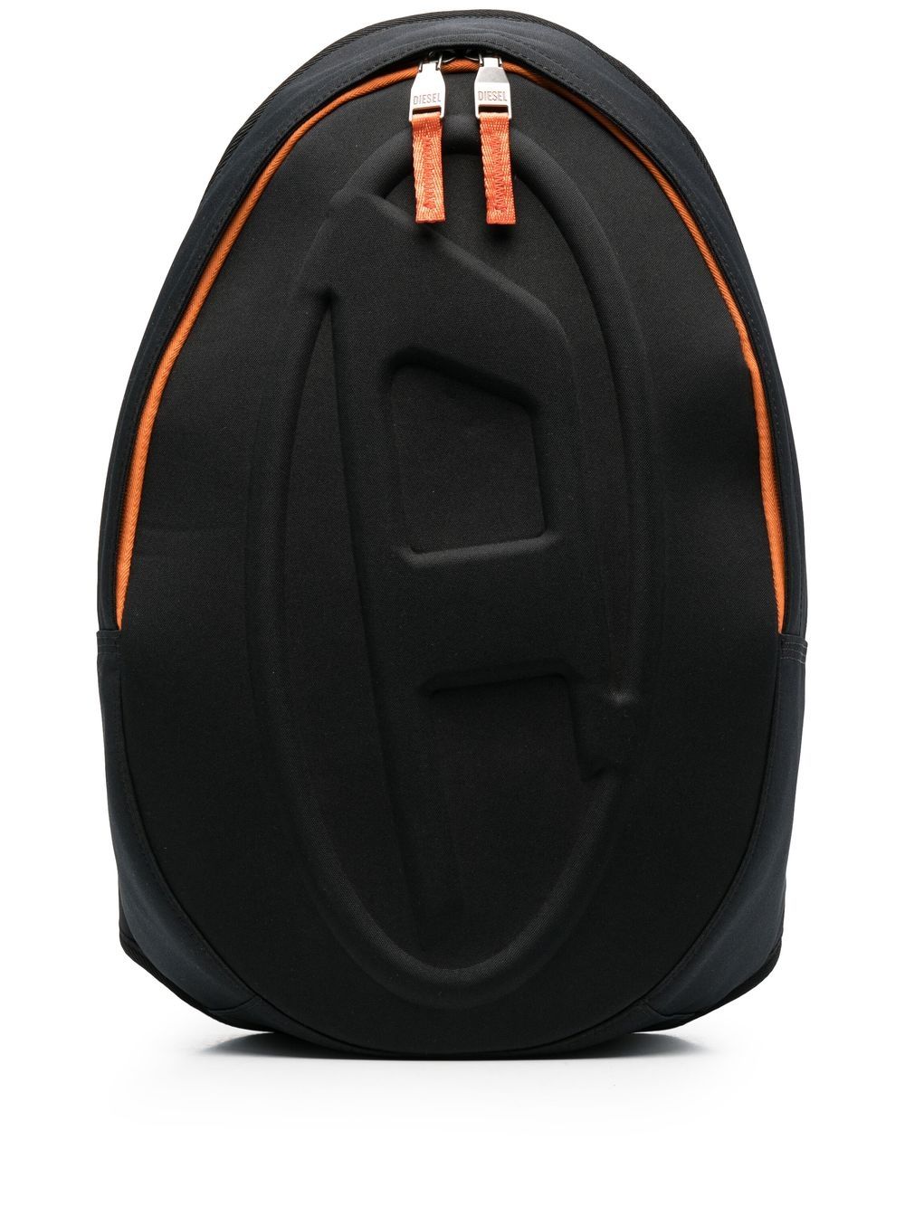 Diesel embossed-logo backpack