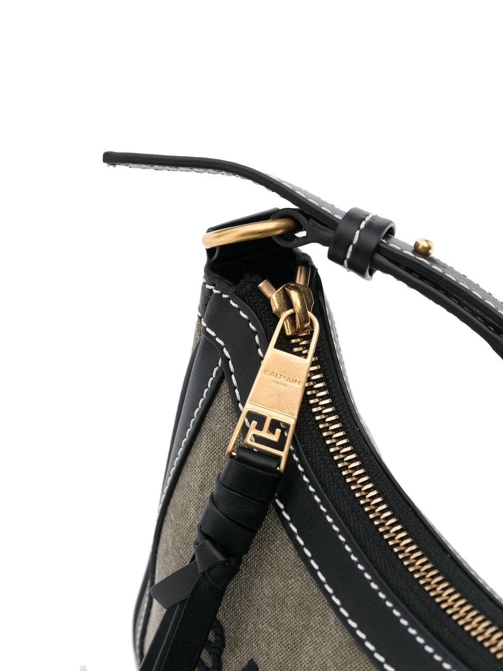 Balmain logo-print B-army shoulder bag - Image 4