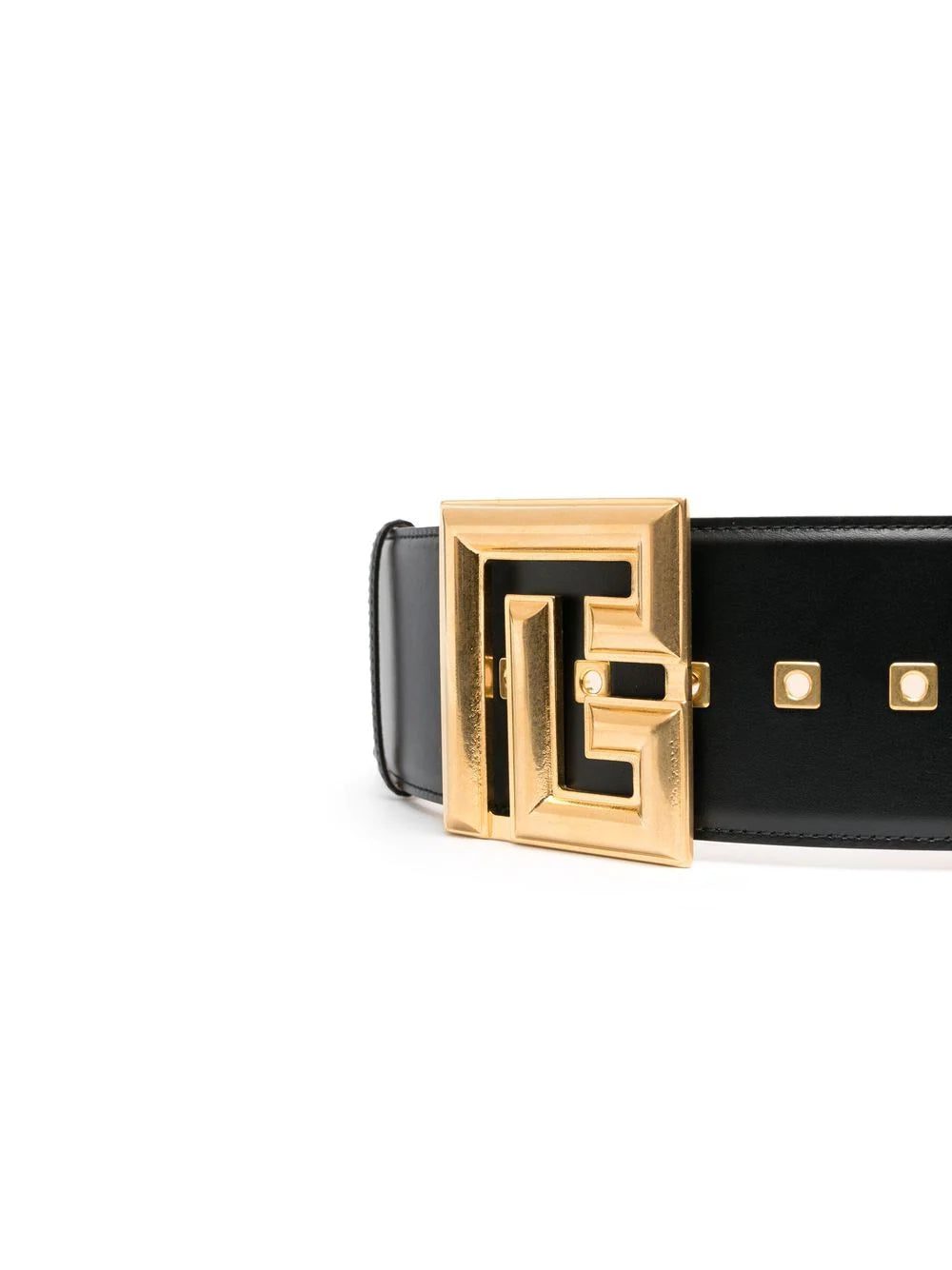 Balmain logo-buckle leather belt - Image 2