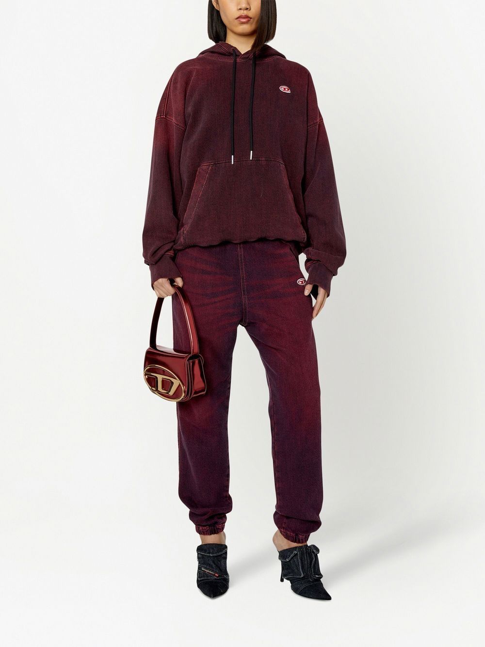 Diesel Lunar New Year Capsule x logo-plaque leather shoulder bag - Image 2