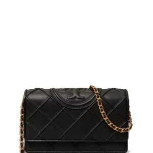 Tory Burch  Fleming logo-embossed crossbody bag