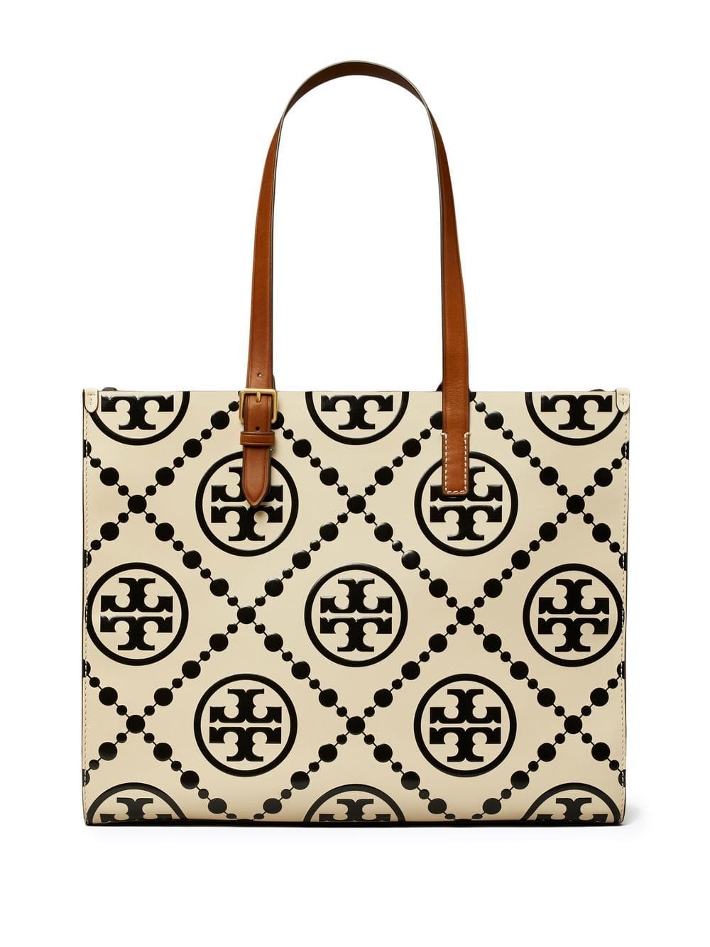 Tory Burch T Monogram embossed tote bag - Image 3