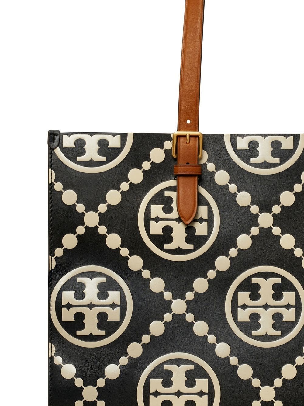 Tory Burch T Monogram embossed tote bag - Image 4