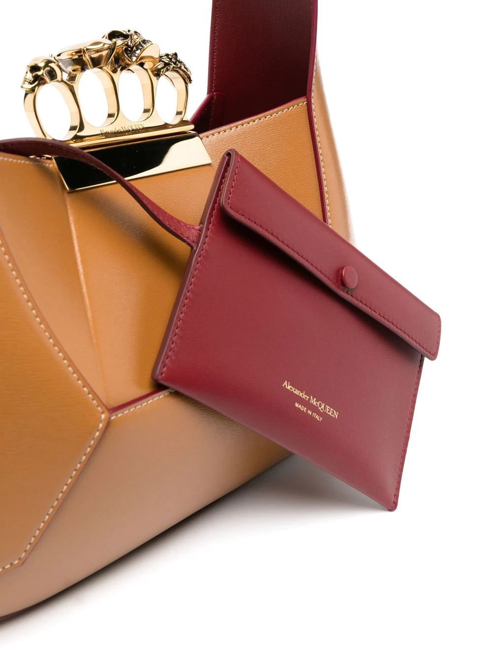 Alexander McQueen Four-Ring leather tote bag - Image 4