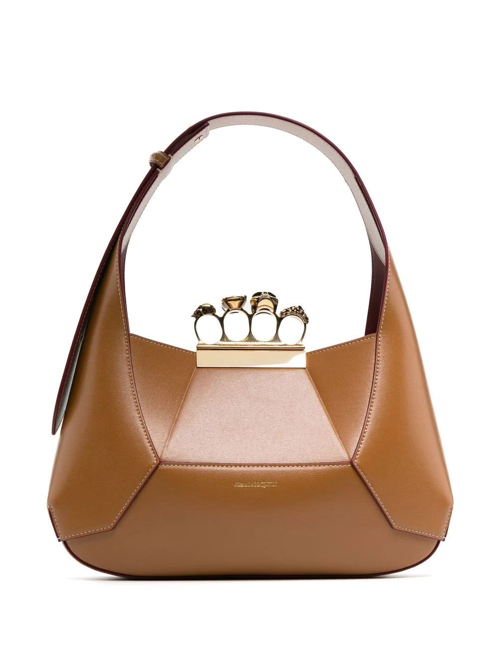 Alexander McQueen Four-Ring leather tote bag