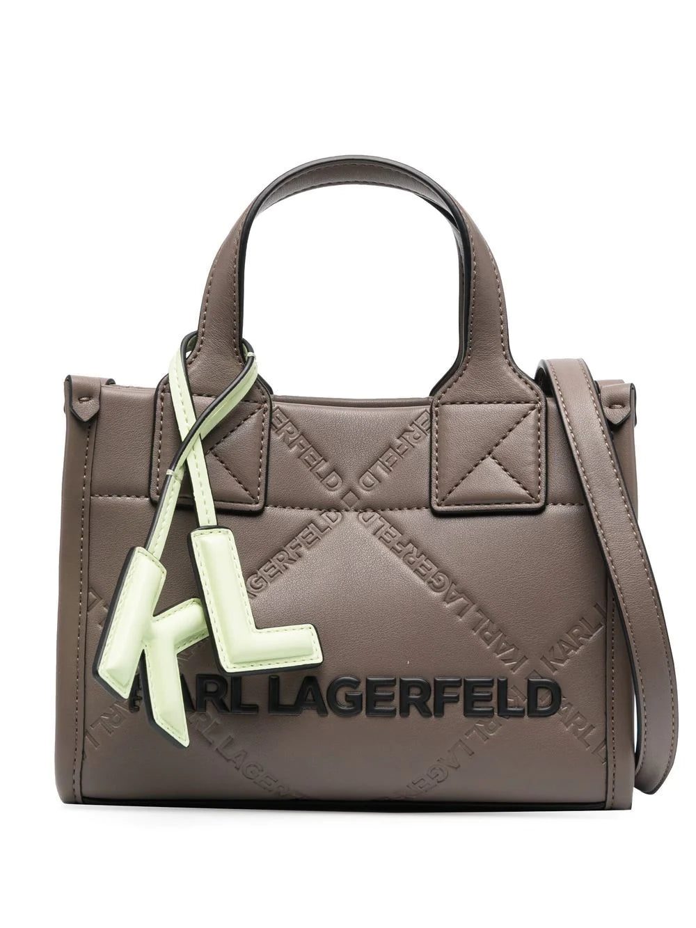 Karl Lagerfeld K/Skuare embossed tote bag