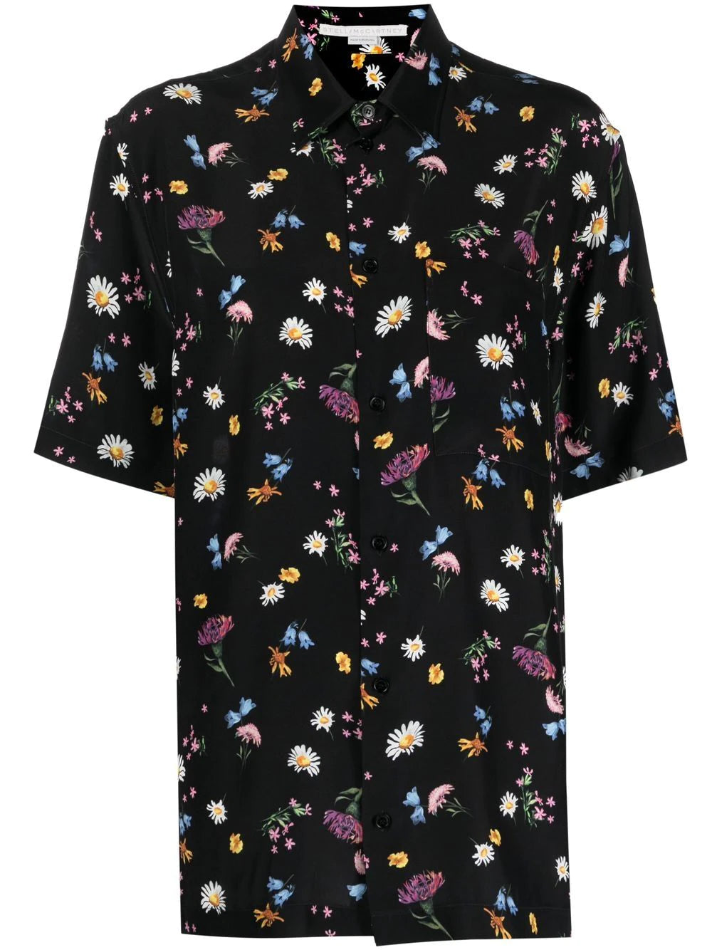Stella McCartney floral-print silk shirt