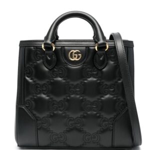 Gucci small GG matelassé top-handle bag