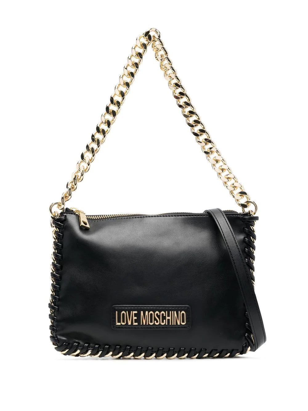 Love Moschino chain-link trim shoulder bag